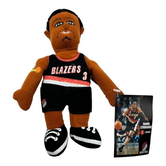 Damon Stoudamire Mighty Mouse Plush Beanie #3 PDX Trail Blazers NBA /7500 VTG - Picture 1 of 9